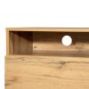 Modern TV Stand for 80'' TV with Double Storage Space