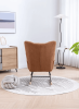Soft Teddy Velvet Fabric Rocking Chair for Nursery